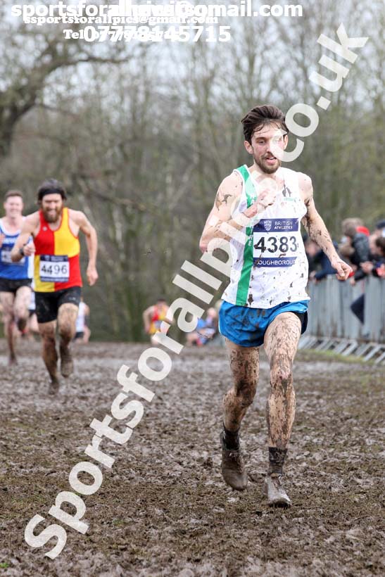 Senior mens 2018 British Inter Counties Cross Country Champs., Prestwold Hall, Loughborough. Photo: David T. Hewitson/Sports for All Pics